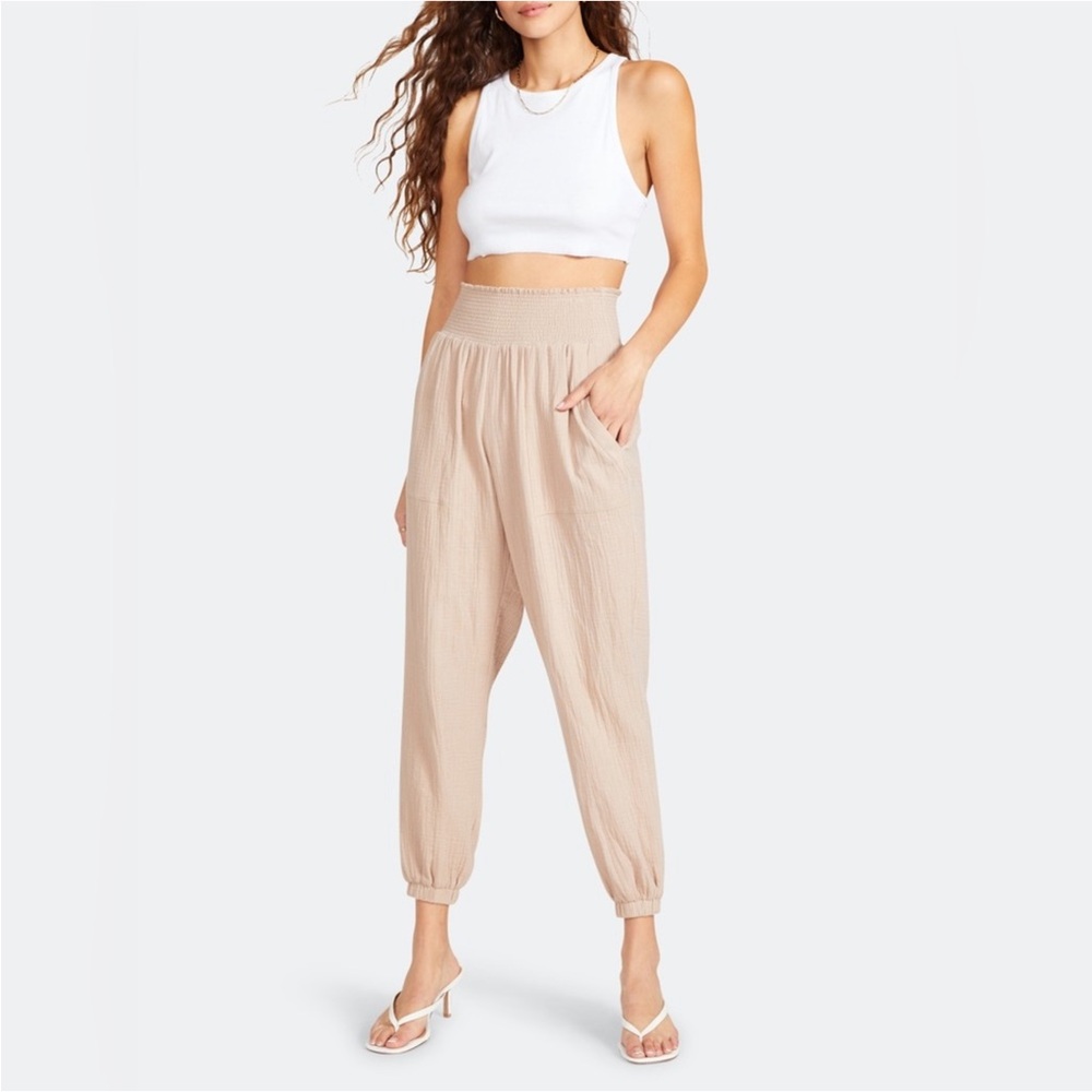 New BB Dakota That Was Then Gauze Joggers Size Small